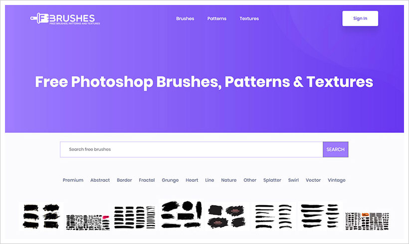 a good place to download photoshop brushes